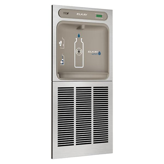 Elkay EZWSGRNM8K ezH2O® In-Wall Bottle Filling Station with Mounting Frame High Efficiency Non-Filtered Refrigerated Stainless