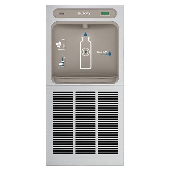 Elkay EZWSGRNM8K ezH2O® In-Wall Bottle Filling Station with Mounting Frame High Efficiency Non-Filtered Refrigerated Stainless