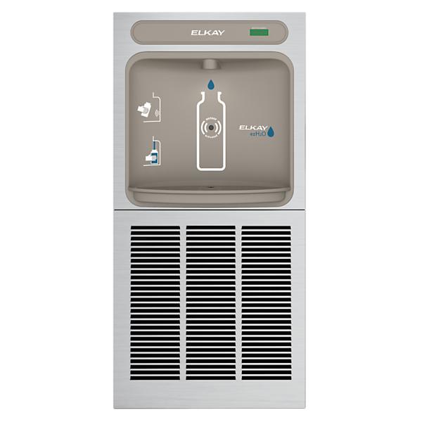 Elkay EZWSM8K ezH2O® In-Wall Bottle Filling Station with Mounting Frame Non-Filtered Refrigerated Stainless