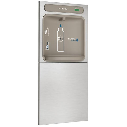 Elkay EZWSMDK ezH2O® In-Wall Bottle Filling Station with Mounting Frame Non-Filtered Non-Refrigerated Stainless