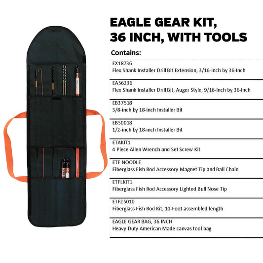 Eagle Tool Eagle Gear Kit, 36 inch Eagle Gear Kit, 36 in (with tools)