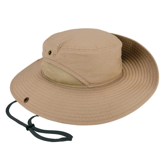 Ergodyne 12598 Chill-Its 8936 Lightweight Ranger Hat - Mesh Paneling S/M (Khaki)