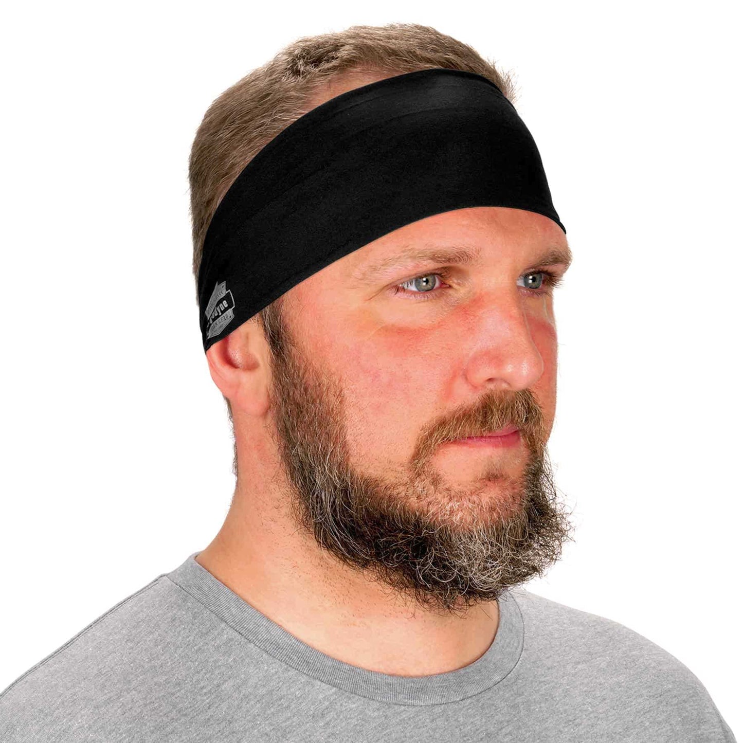 Ergodyne 12702 Chill-Its 6634 Cooling Headband - Performance Knit  (Black)