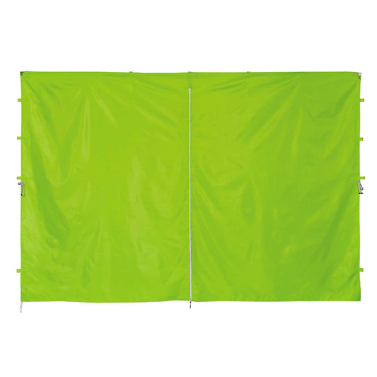 Ergodyne 12978 SHAX 6096 Pop-Up Tent Sidewall with Zipper - 10ft x 10ft  (Lime)