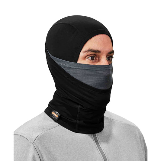 Ergodyne 16844 N-Ferno 6844 Dual-Layer Balaclava Face Mask  (Black)