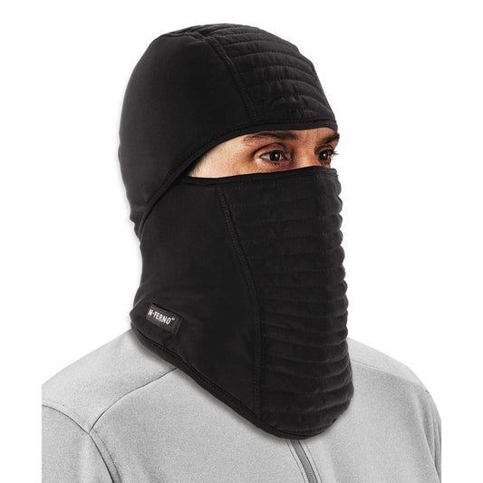 Ergodyne 16955 N-Ferno 6955 Insulated Balaclava Face Mask - 3-Layer, Spandex, Polartec Power Grid  (Black)