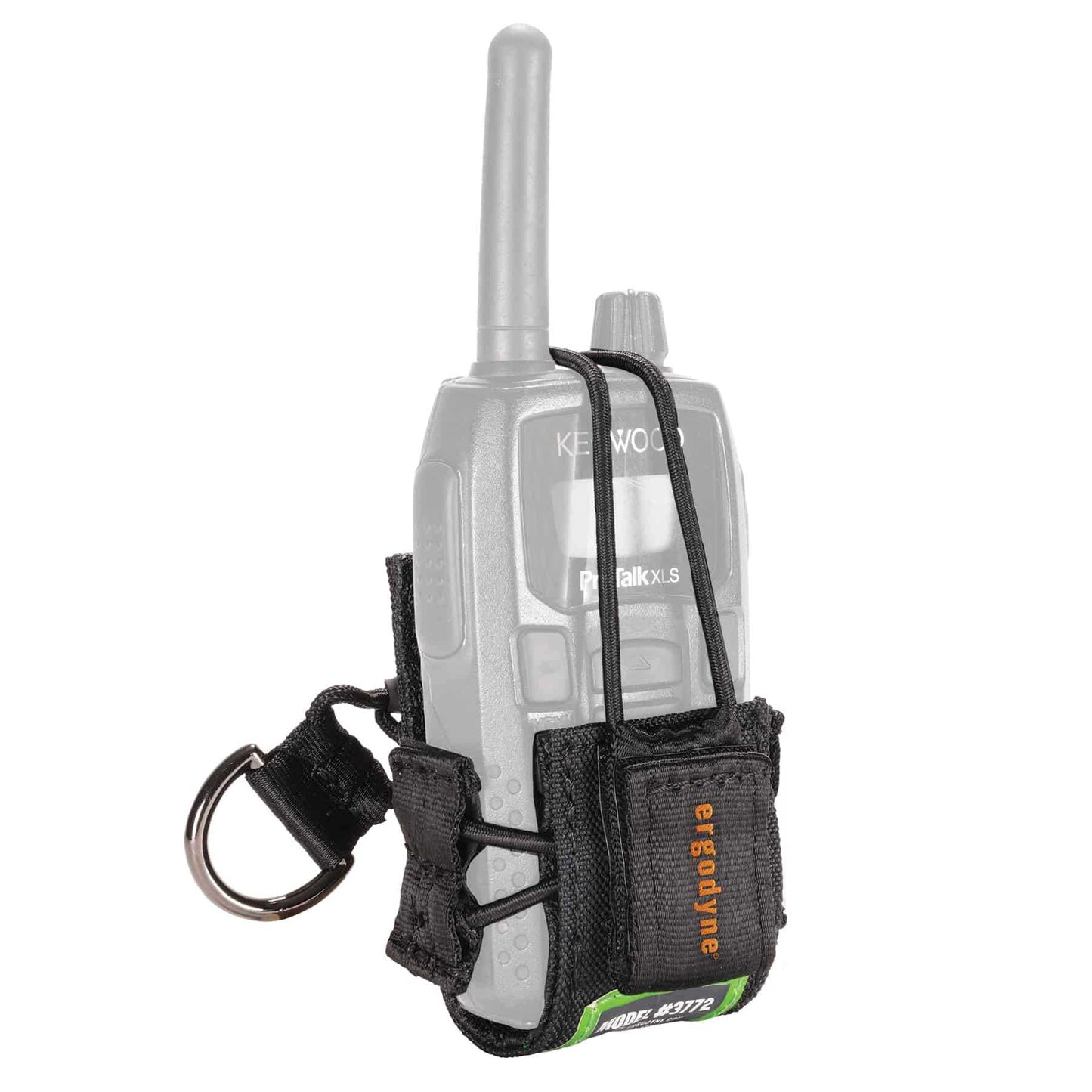 Ergodyne 19772 Squids 3772 Radio Holster Trap S (Black)