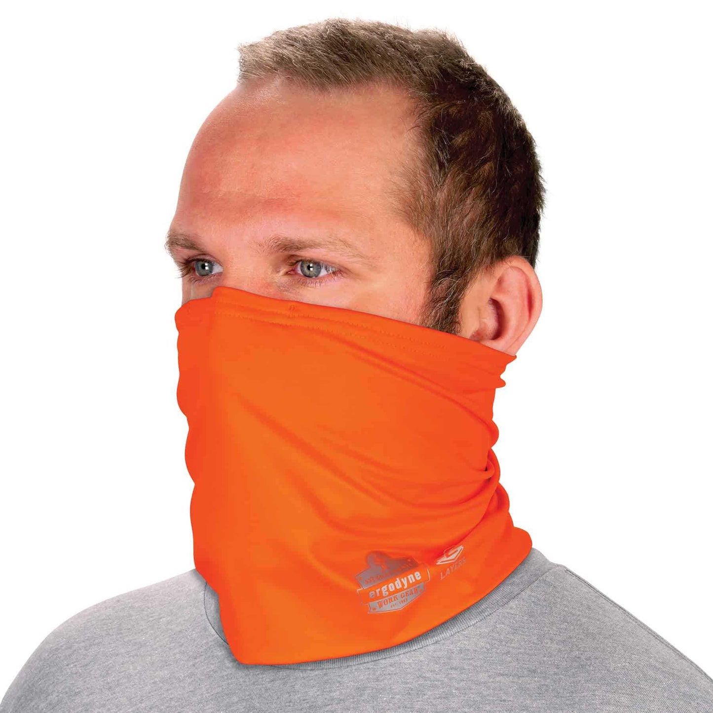 Ergodyne 42146 Chill-Its 6489 2-Layer Cooling Multi-Band - Performance Knit S/M (Hi-Vis Orange)