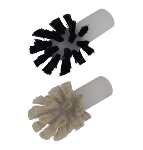 Foredom A-94522 Lathe End Brush, 25mm, Goat Hair, White