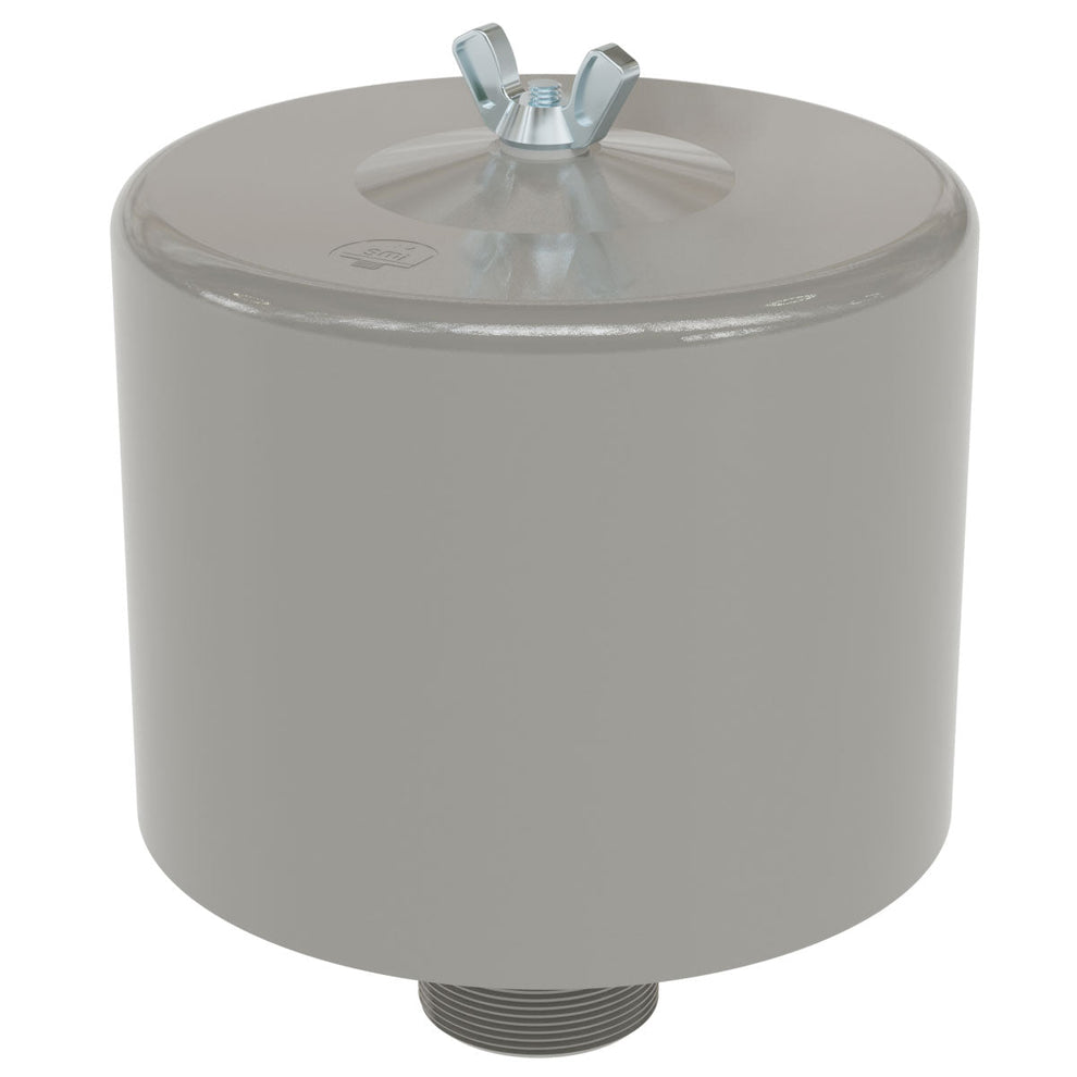 Solberg F-18P-125 Inlet Filter Silencer, 1-1/4" MNPT, 70 SCFM, 2 Micron Paper Element