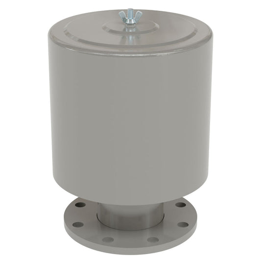 Solberg F-234P-400F Inlet Filter Silencer, 4" ANSI Flange, 520 SCFM, 2 Micron Paper Element