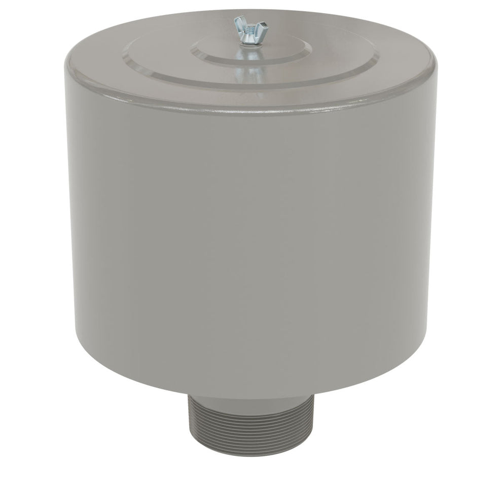 Solberg F-244P-500 Inlet Filter Silencer, 5" MNPT, 850 SCFM, 2 Micron Paper Element