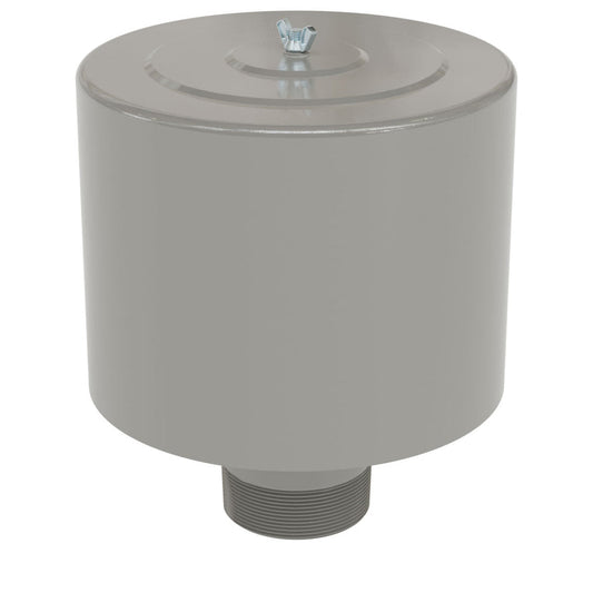 Solberg F-244P-500 Inlet Filter Silencer, 5" MNPT, 850 SCFM, 2 Micron Paper Element