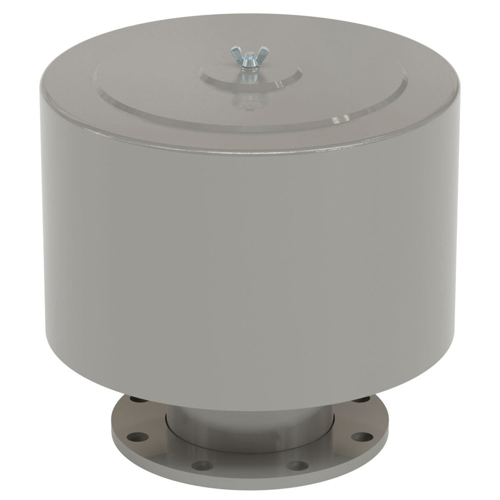 Solberg F-274P-500F Inlet Filter Silencer, 5" ANSI Flange, 850 SCFM, 2 Micron Paper Element