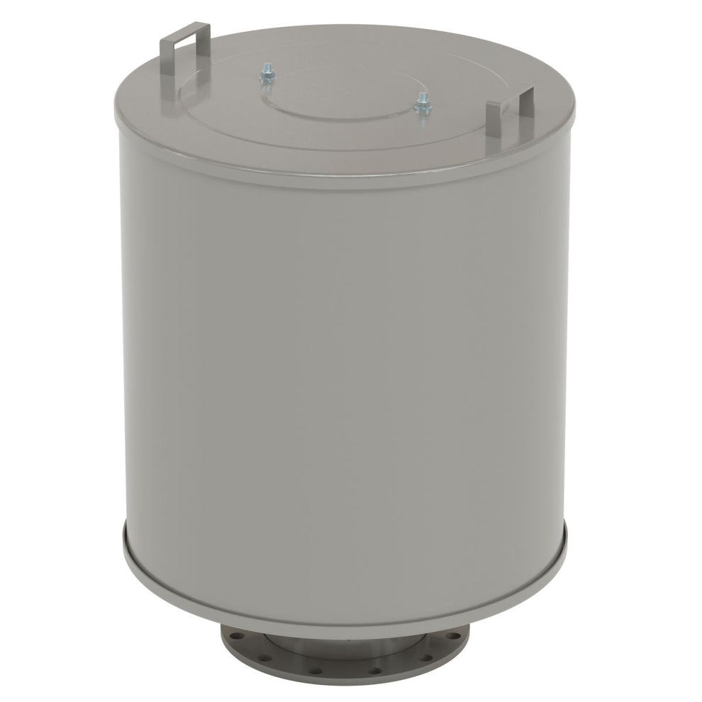 Solberg F-685P-1200F Inlet Filter Silencer, 12" Flange Connection, 4700 CFM, 5 Micron Polyester Element