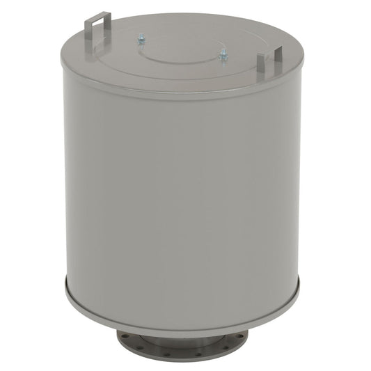 Solberg F-685P-1200F Inlet Filter Silencer, 12" Flange Connection, 4700 CFM, 5 Micron Polyester Element