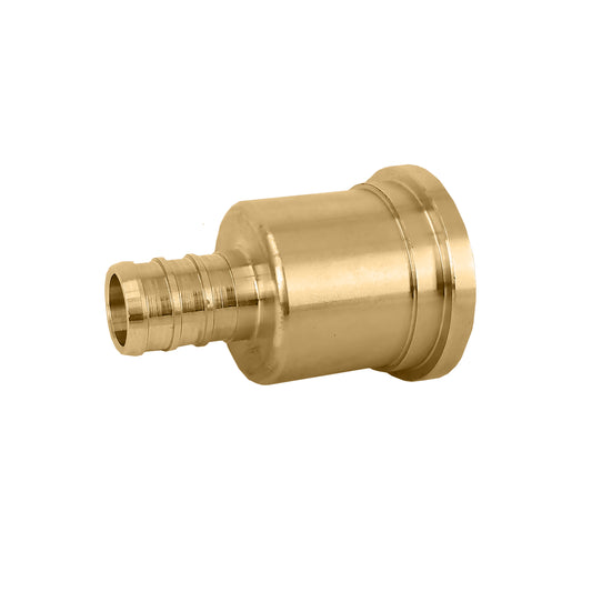 Caleffi NA10496 1" PEX crimp tailpiece for 1-1/4" union nut