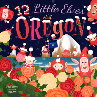 Paradise Clay FAM002 12 Little Elves Visit Oregon - Book