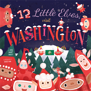Paradise Clay FAM004 12 Little Elves Visit Washington - Book