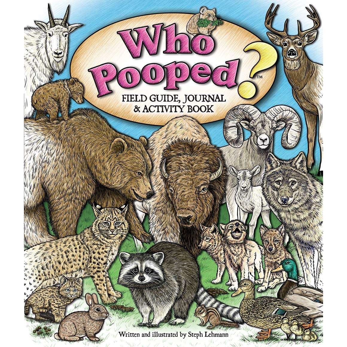 Paradise Clay FAR028 Who Pooped? Field Guide, Journal & Activity Book - Book