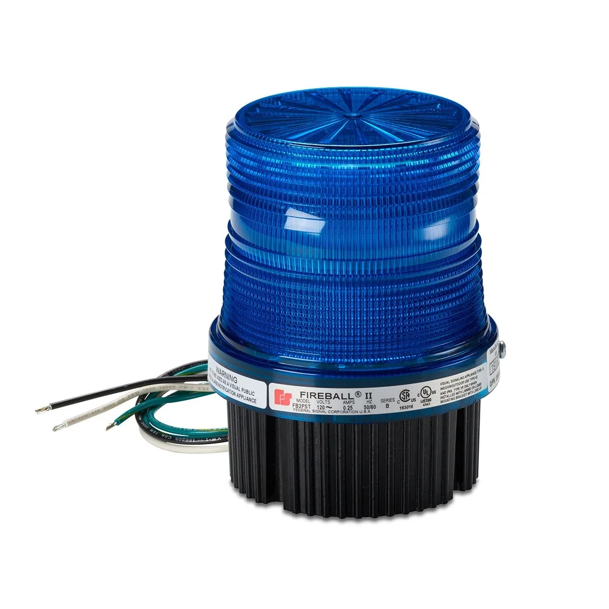Federal Signal FB24ST-024B Fireball® Supervised Strobe Warning Lights, Blue