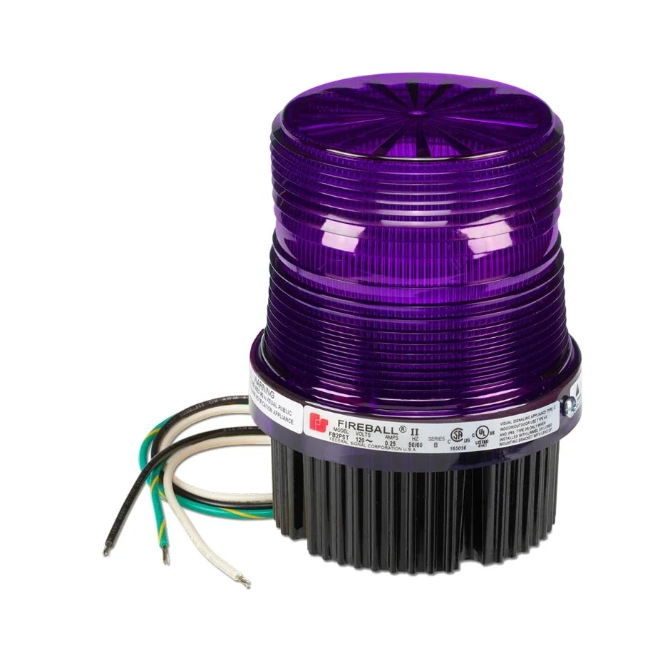 Federal Signal FB2LED-012-024M Fireball® LED Single And Quad Color Warning Lights, Magenta