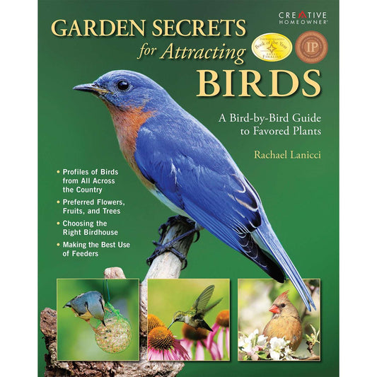 Paradise Clay FCP058 Garden Secrets for Attracting Birds: A Bird-by-Bird Guide to Favored Plants - Book
