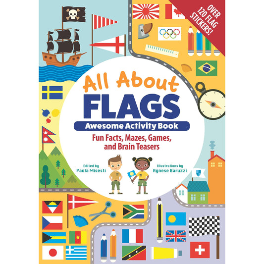 Paradise Clay FCP108 All About Flags Awesome Activity Book - Book