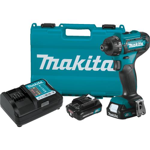 Makita FD10R1 12V max CXT® Lithium‘Ion Cordless 1/4" Hex Screwdriver Kit (2.0Ah)