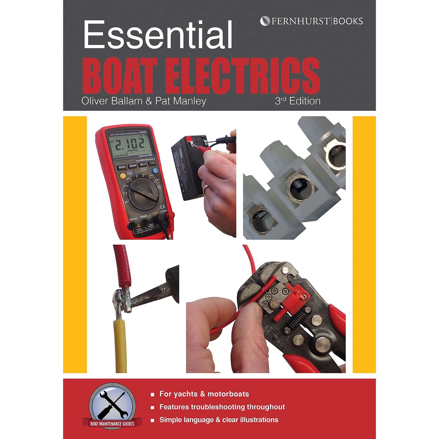 Paradise Clay FER127 Essential Boat Electrics: Carry out electrical jobs on board properly & safely - Book