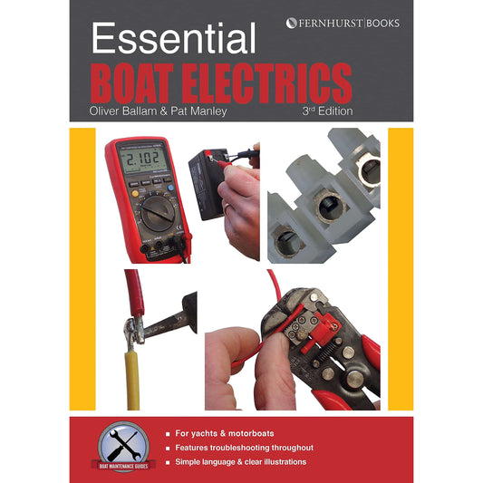 Paradise Clay FER127 Essential Boat Electrics: Carry out electrical jobs on board properly & safely - Book