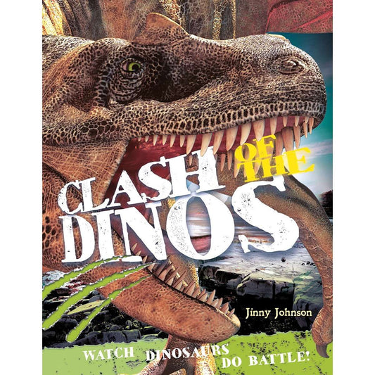 Paradise Clay FFB105 Clash of the Dinos: Watch Dinosaurs Do Battle! - Book