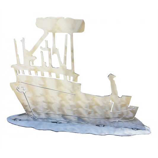 Paradise Clay PAR410 Fishing Boat Stand-Up Display