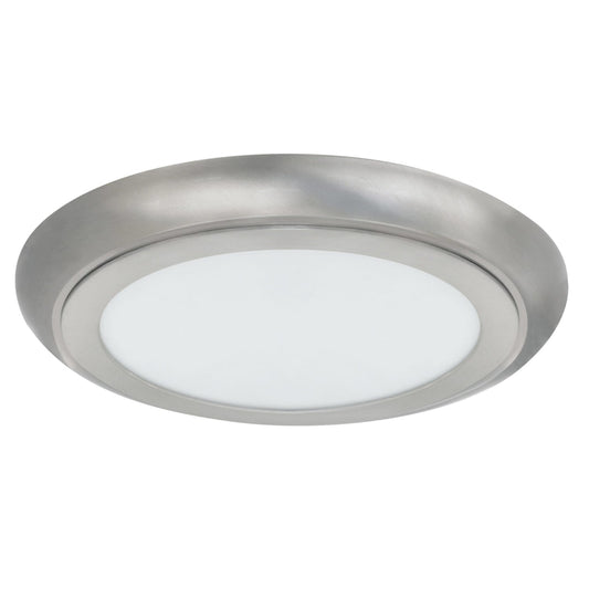 Feit Electric FP13D/4WY/NK 13 in. Round 3-in-1 Selectable Color Flush Mount LED Nickel Edgelit Flat Panel Ceiling Fixture