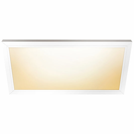 Feit Electric FP1X2/6WY/WH 1 ft. x 2 ft. 25W Selectable White (5CCT) White Dimmable Integrated LED Edge-Lit Flat Panel Flush Mount Light