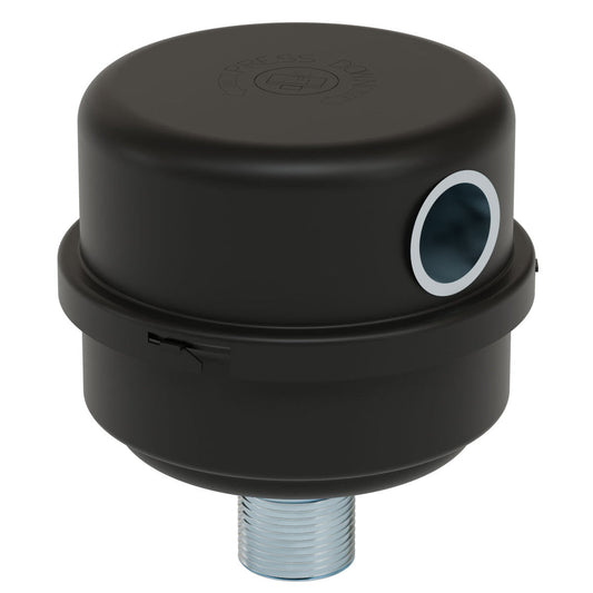 Solberg FS-11-050 Air Inlet Filter Silencer with Weatherhood – 1/2" NPT, 5 Micron Polyester, 12 SCFM