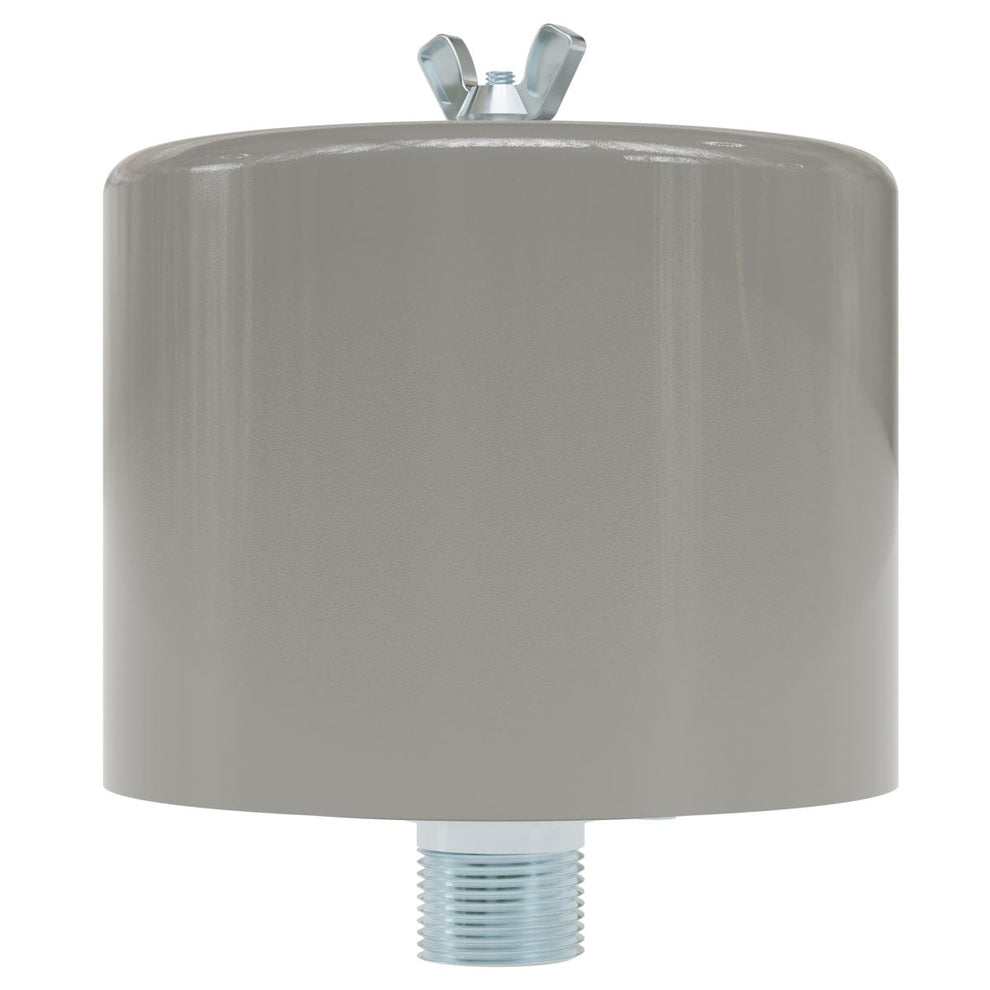 Solberg FS-19P-100 Air Inlet Filter Silencer with Weatherhood – 1" NPT, 5 Micron Polyester, 55 CFM