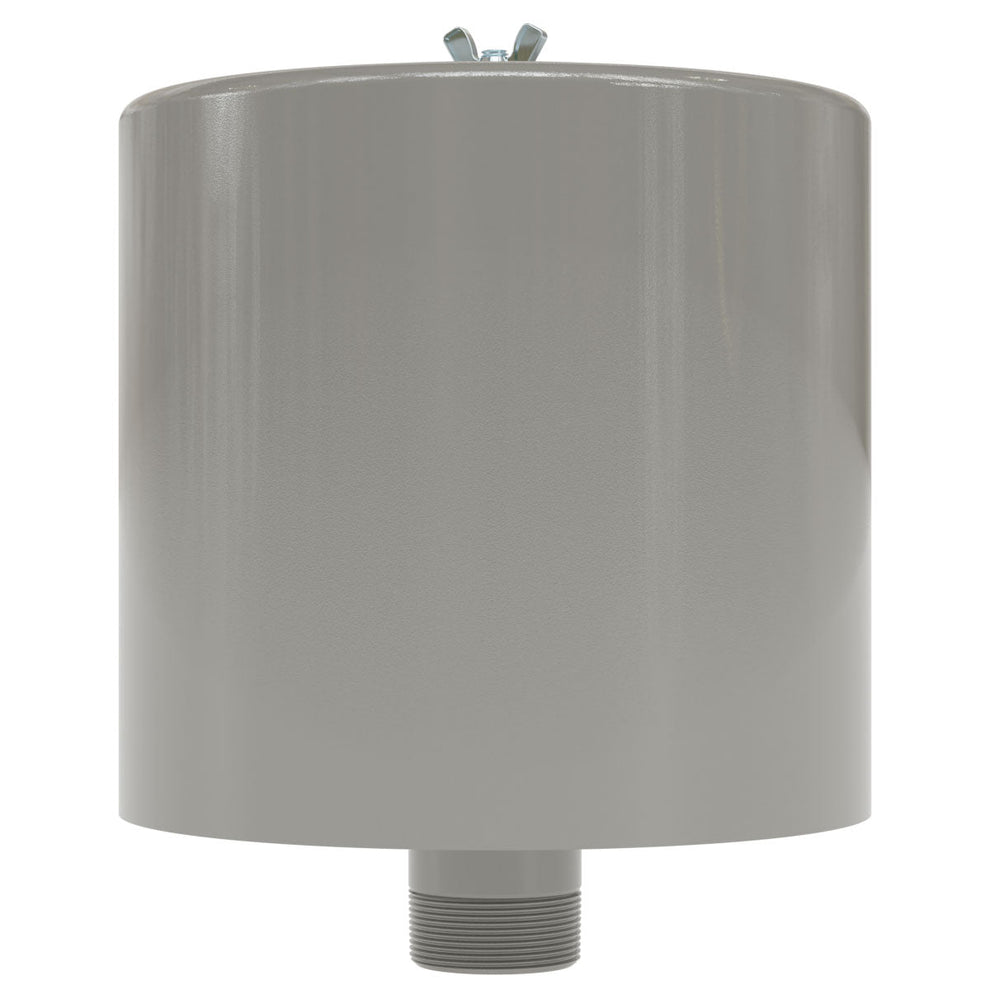 Solberg FS-231P-200 Air Inlet Filter Silencer with Weatherhood – 2" NPT, 5 Micron Polyester, 135 CFM