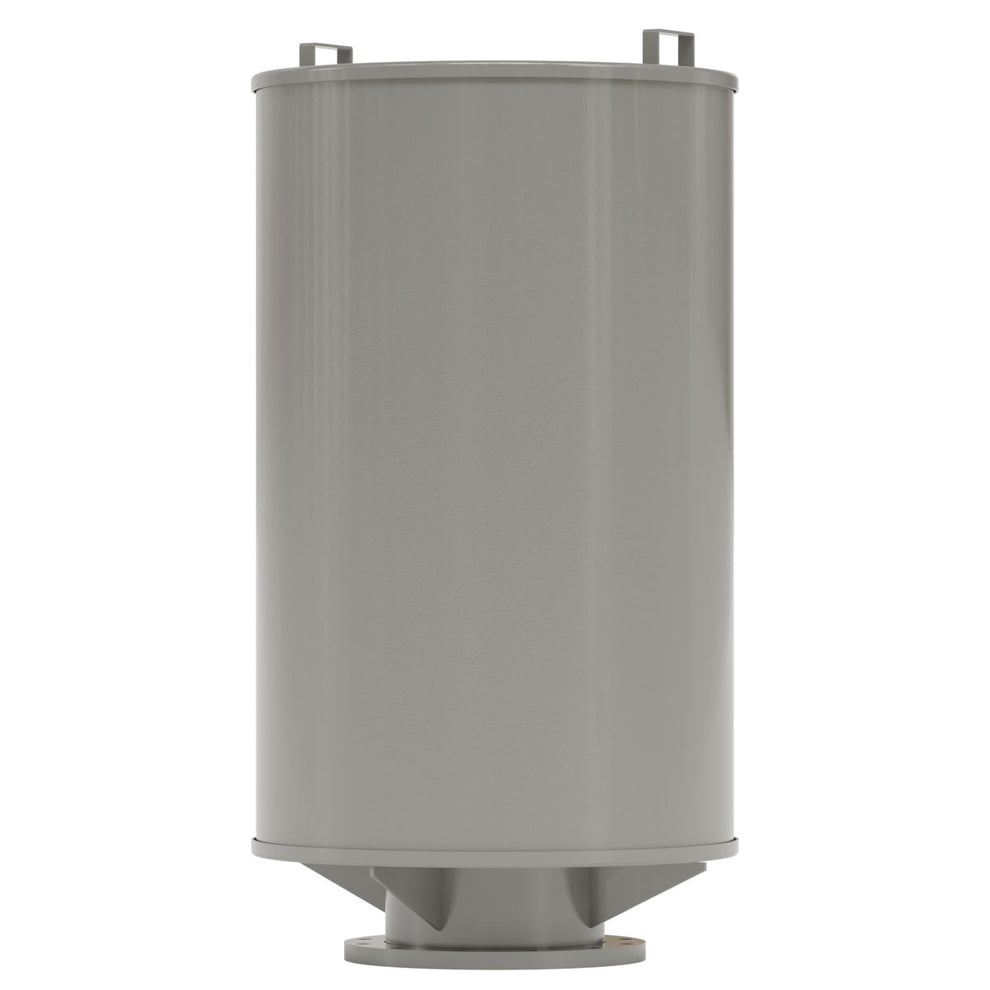 Solberg FS-485P-2-1400F Dual Air Inlet Filter Silencer with Weatherhood – Dual 14" Flanged Connections, 5 Micron Polyester, 9400 CFM