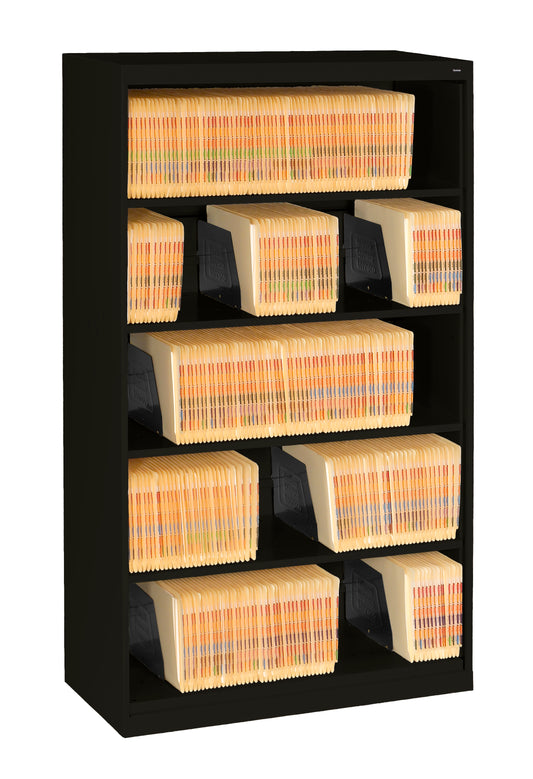 Tennsco FS350 5-Tier Lateral File with Fixed Shelf