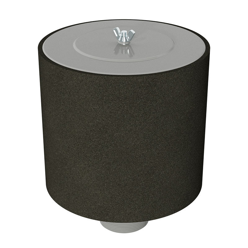 Solberg FT-245P-500 Exposed/Open Element Intake Filter Silencer, 5" MPT, Polyester 5 Micron