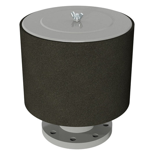 Solberg FT-275P-500F Exposed Intake Filter with Weatherhood, 5" ANSI Flange, Polyester 5 Micron