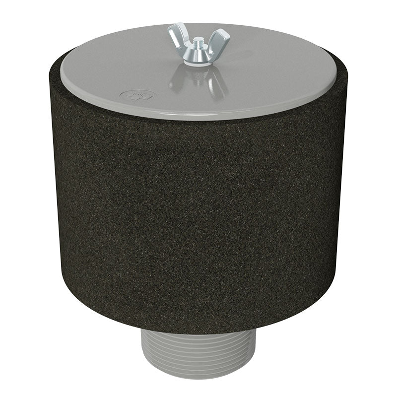 Solberg FT-30P-200 Inlet Vacuum Filter, 2" NPT, Paper Element, 2 Micron
