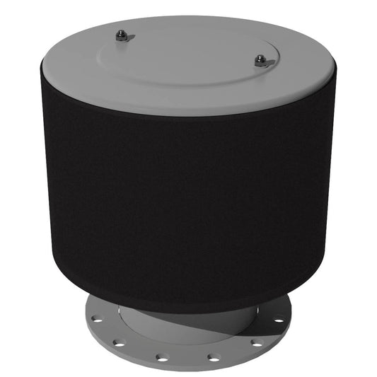 Solberg FT-385P-1000F Heavy-Duty Exposed Intake Filter with Weatherhood, 10" ANSI Flange, Polyester 5 Micron
