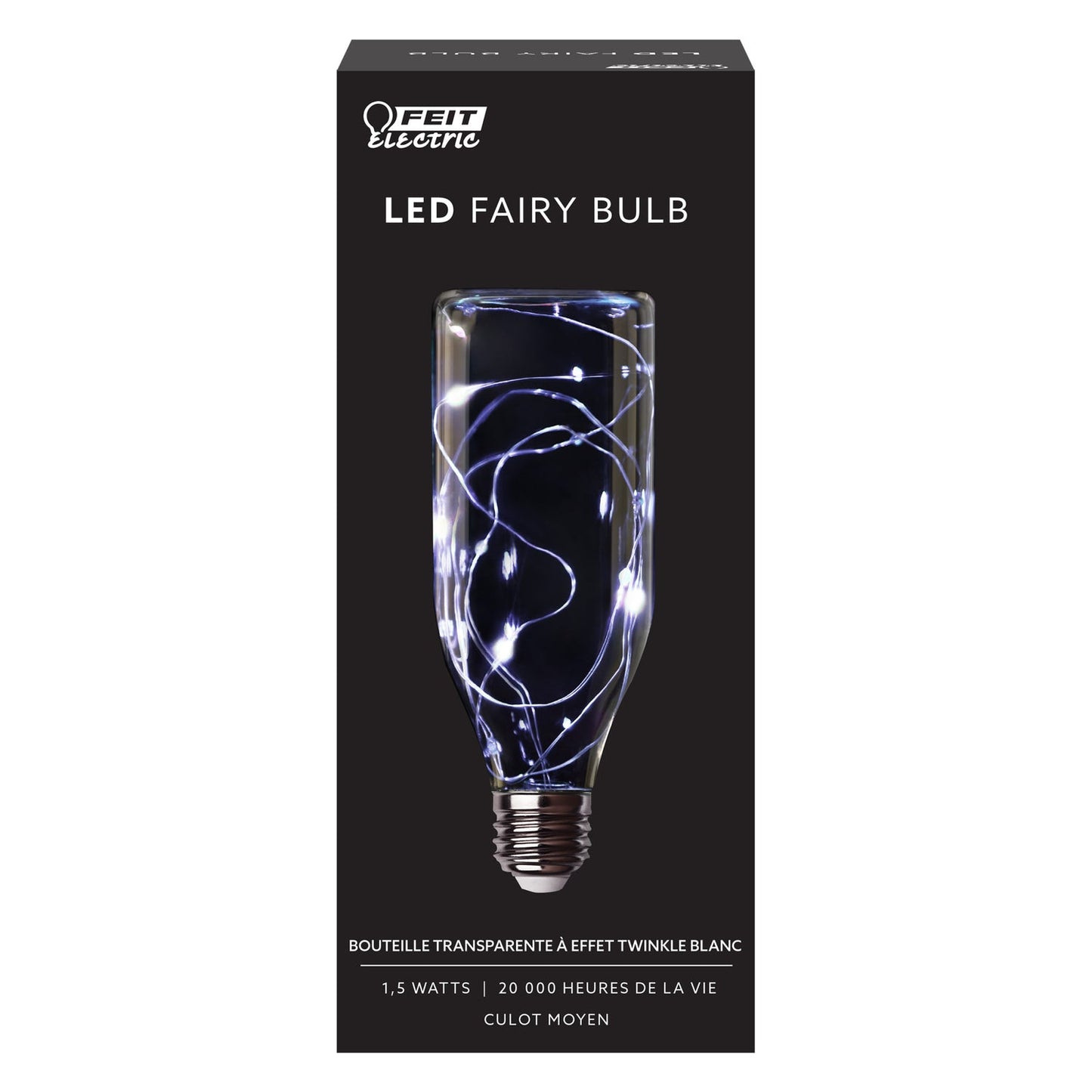 Feit Electric FY/BOT/SW/TWK/LED Twinkling LED Fairy Bottle Light Bulb