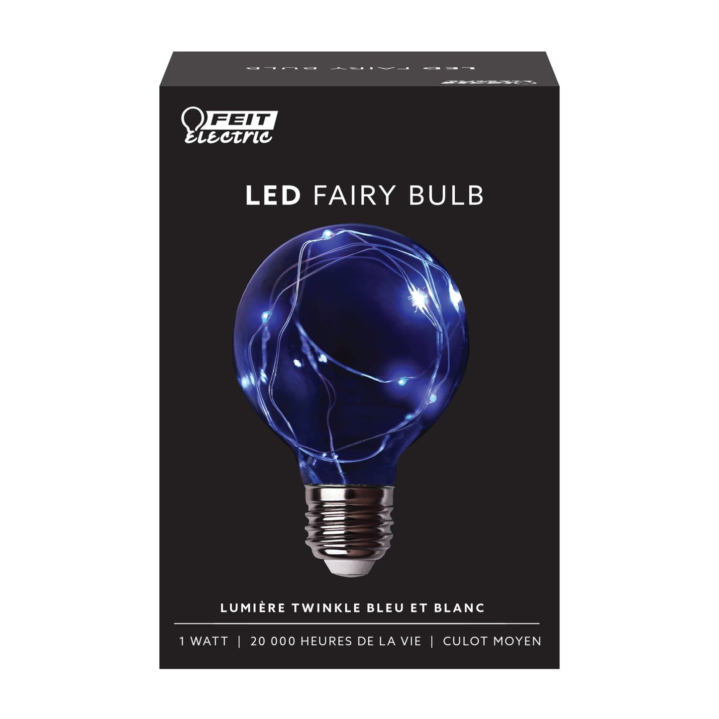 Feit Electric FY/G25/B/TWK/LED G25 Twinkling LED Fairy Light Bulb