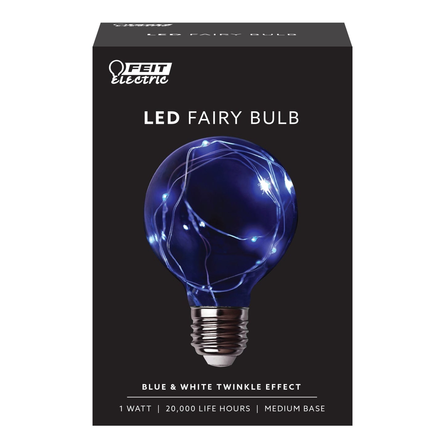 Feit Electric FY/G25/B/TWK/LED G25 Twinkling LED Fairy Light Bulb