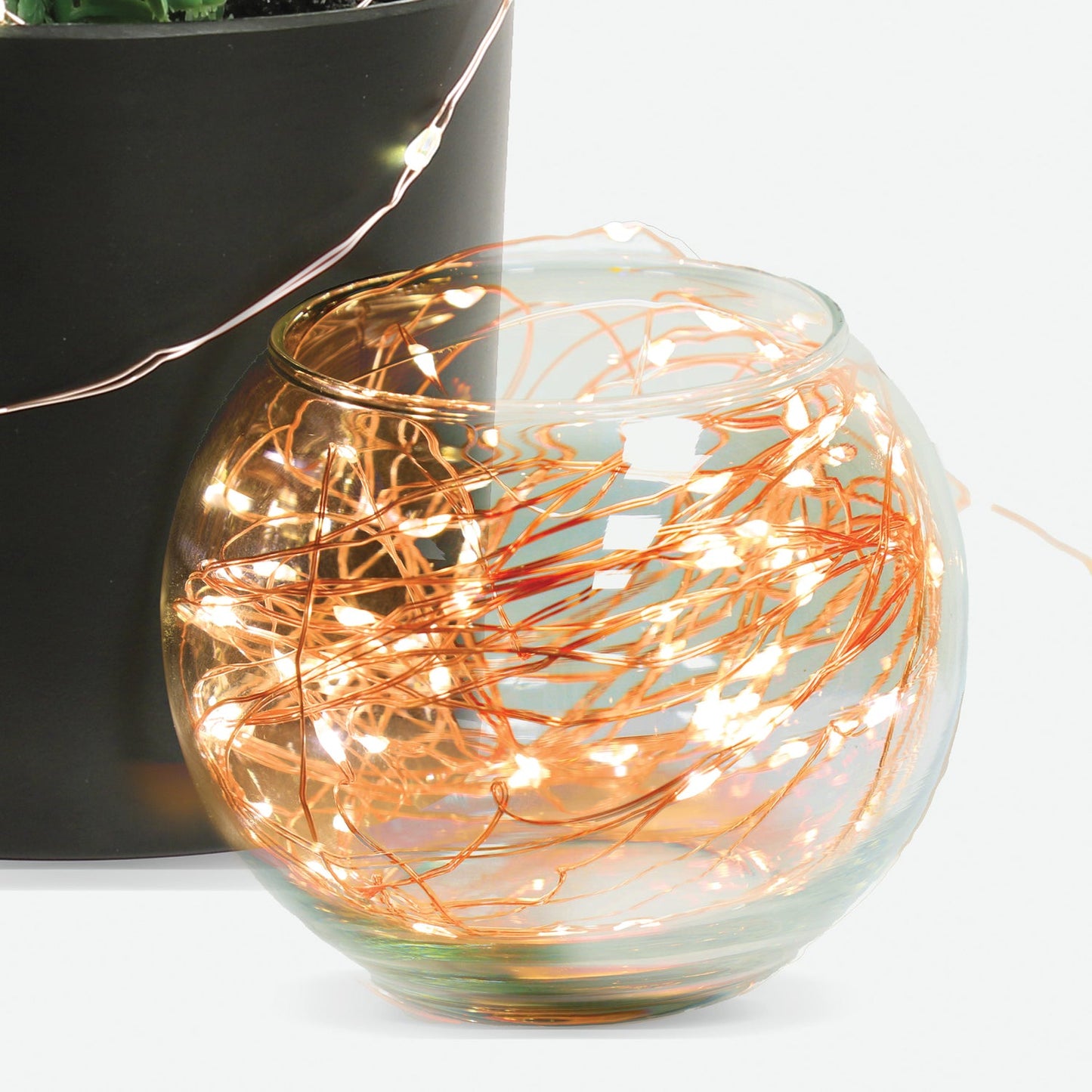 Feit Electric FY30-100/WW/CPR 30 ft. Warm White Copper Wire Fairy String Lights