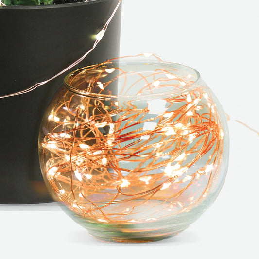 Feit Electric FY30-100/WW/CPR 30 ft. Warm White Copper Wire Fairy String Lights