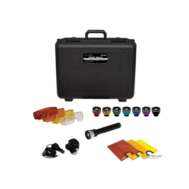 Spectro-UV OFK-8000A OptiMax™ Multi-Lite LED Alternate Light Source (ALS) Inspection Kit